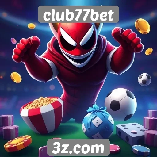 Principais jogos disponíveis na plataforma club77bet