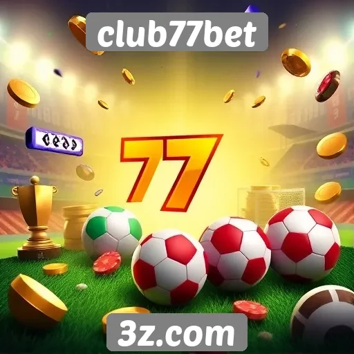 Variedade de jogos disponíveis no Club77bet